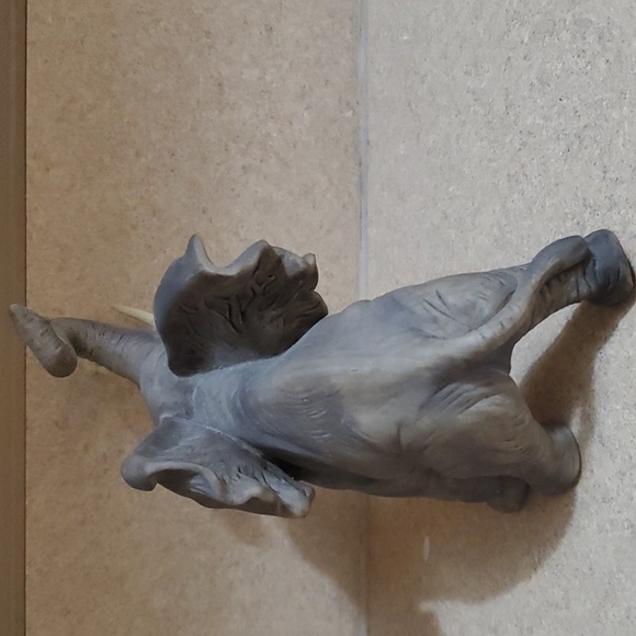 Andrea By Sadek Gray Elephant Figurine 6015 Grey Ceramic Safari Zoo Small Figure - Picture 2 of 6